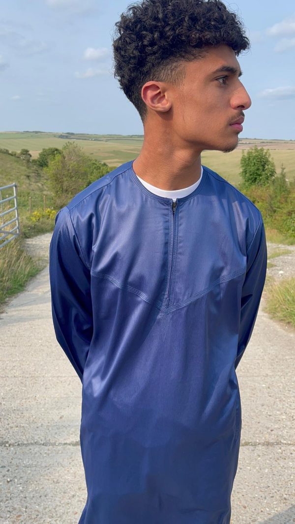 Blue Emirate thobe - Image 3